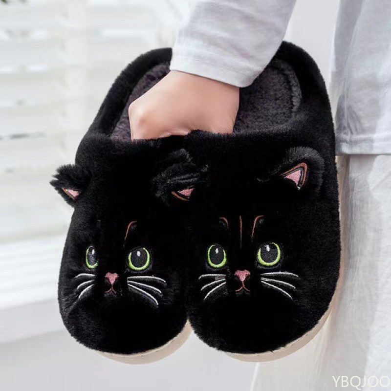 Women Shoes Size To Men - New Autumn Winter Cotton Slippers Men