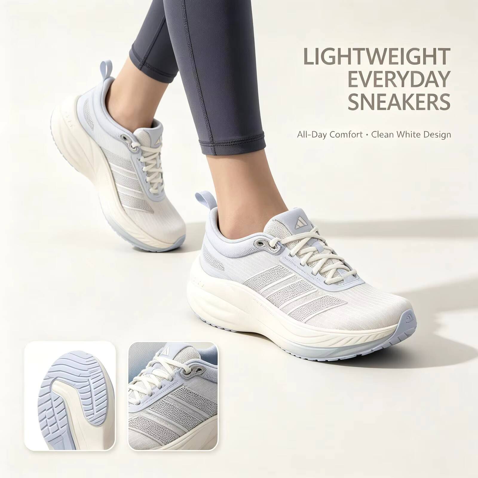 Women Shoes Zoom - Adidas White Sneakers for Women Men
