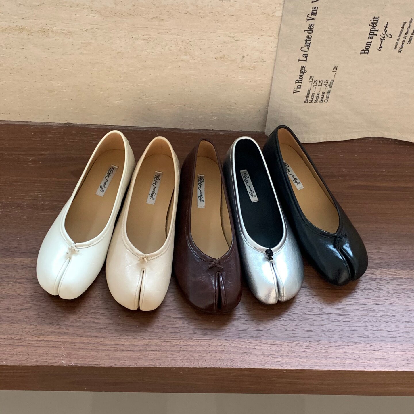 Shoes For Women Flats - Bailamos Nữ Gót Thấp Chia Mũi