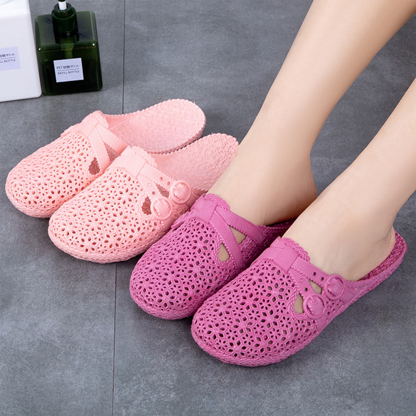 Women'S Shoes Popular - Wrap-Toe Breathable Slippers Summer Outdoor Perforated