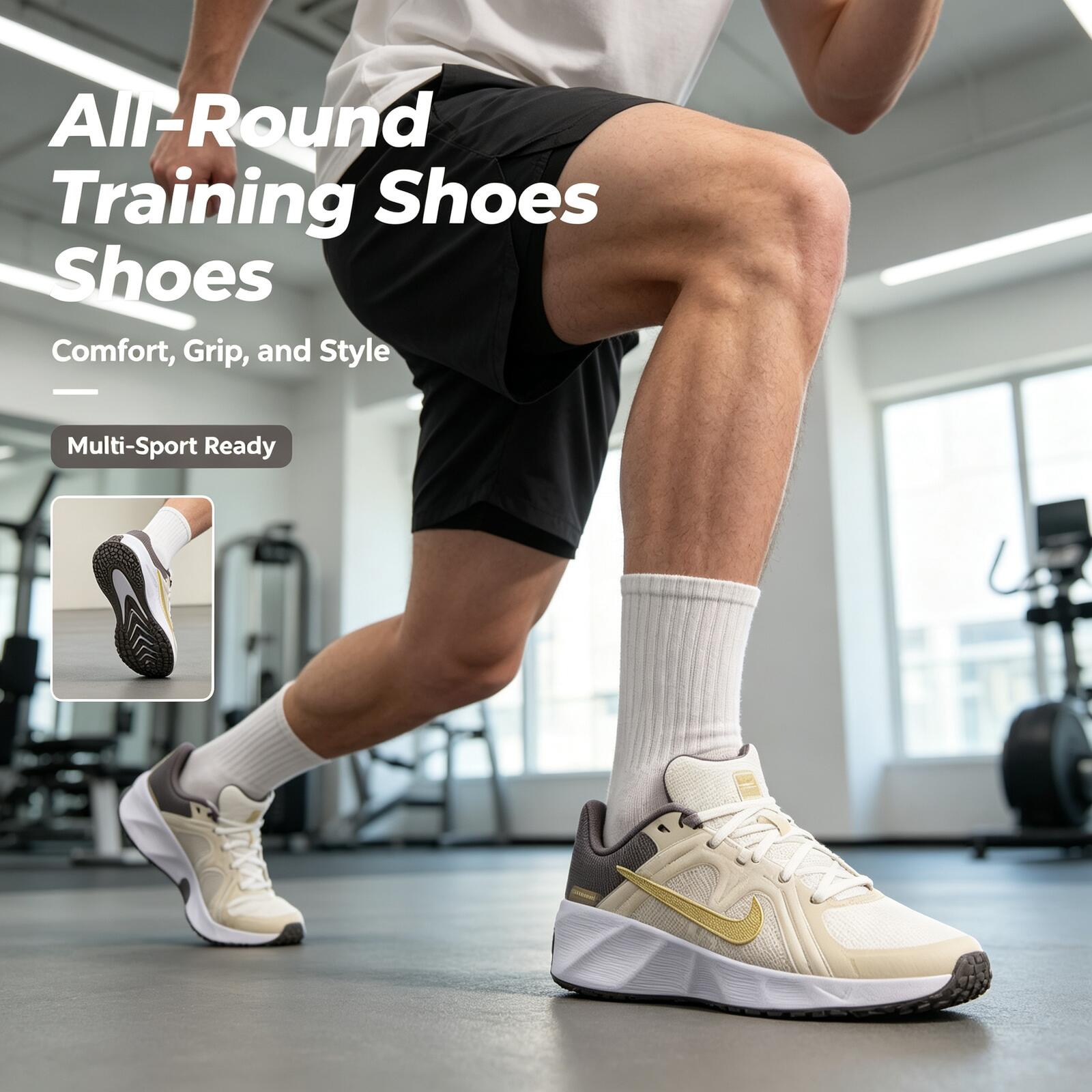 Women Shoes Zoom - Nike Men's White Gray Gold Training