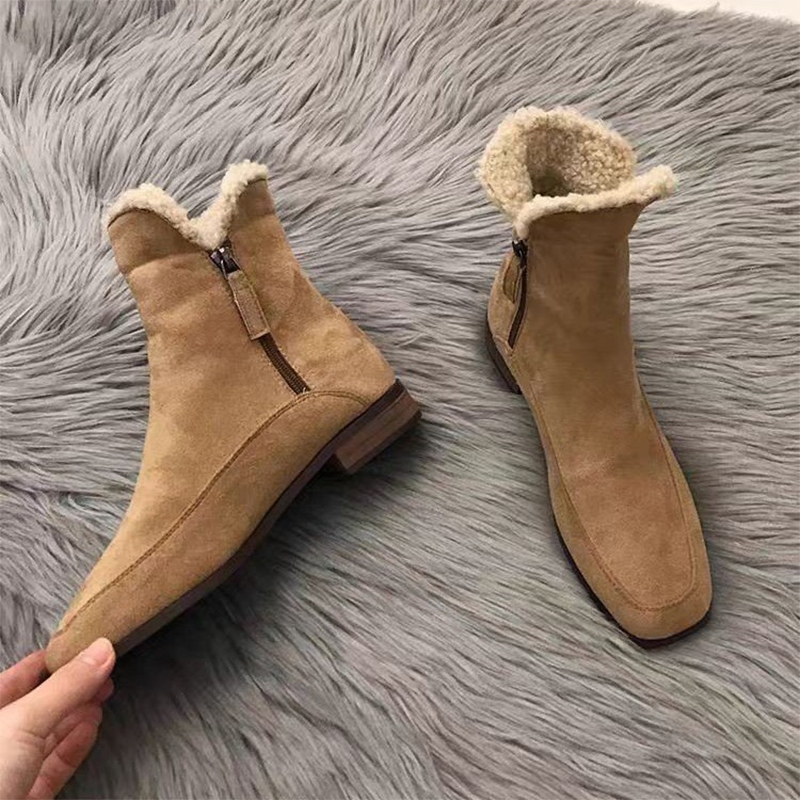 Women'S Shoes Trending 2025 - Women Fur Snow Boots Flats Sport