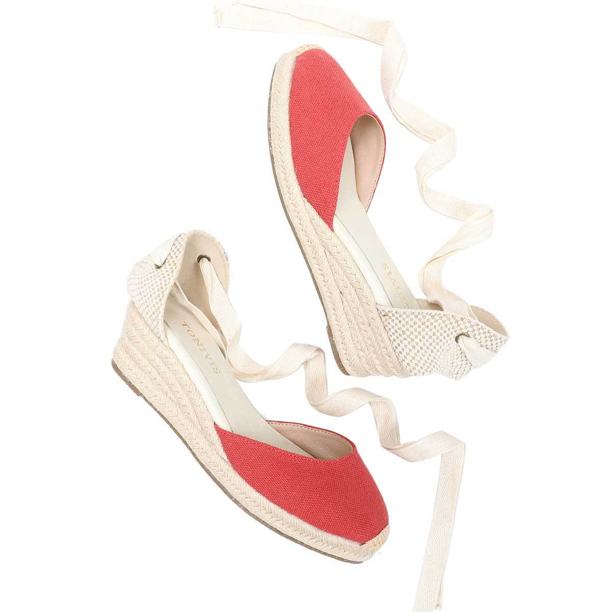 Espadrille Wedge Shoes - Women Wedge Espadrilles Lace Up Sandals