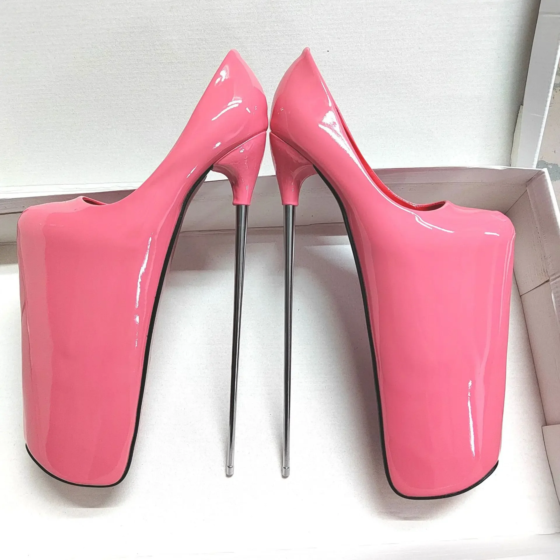 Women'S Shoes Red Bottoms - Extremely High Heels 30cm Stage Show
