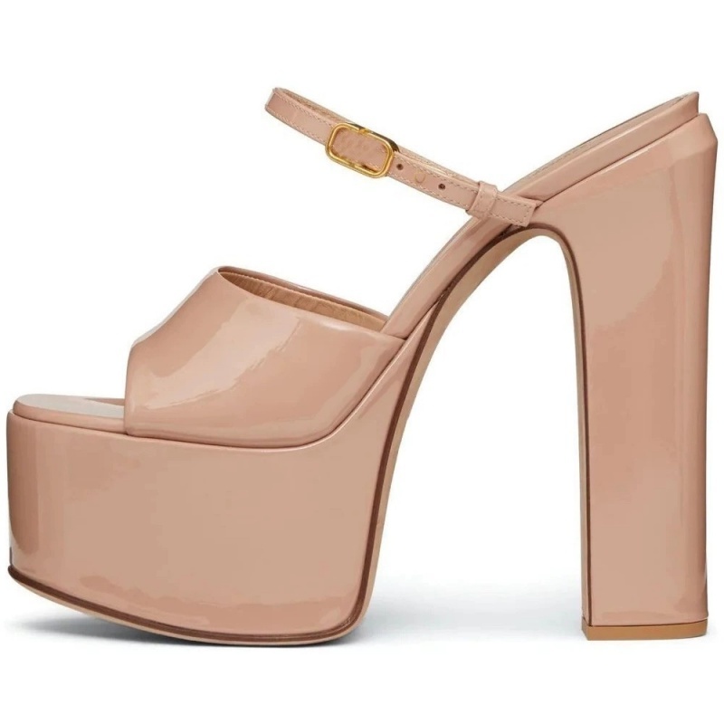 Women Shoes Size Chart - Platform Height Increasing Women's Sandals Round