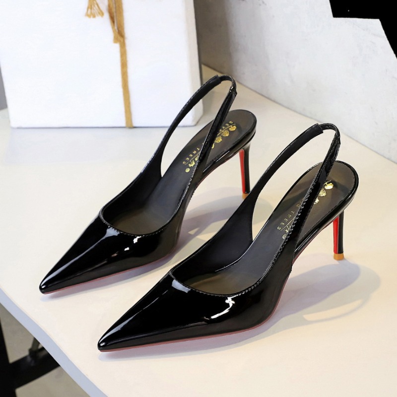 Women'S Shoes Red Bottoms - New European and American Pointed High