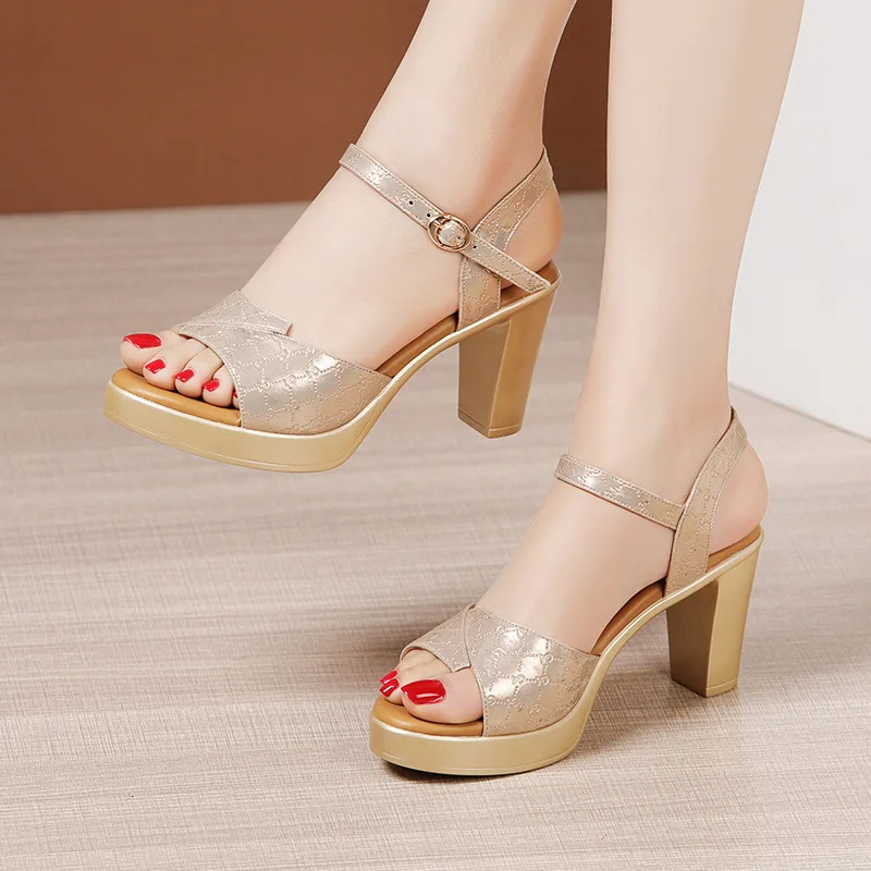 Wide Fit Heels - 8cm Small Size 32-43 Elegant New