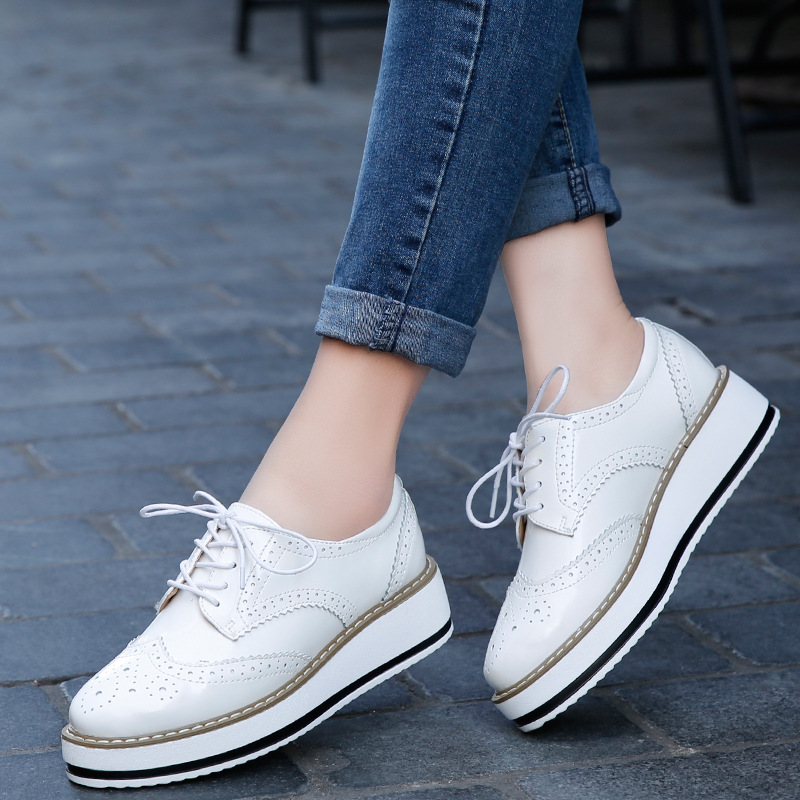 Espadrille Wedge Shoes - Phụ Nữ Cho Nữ Giày Da