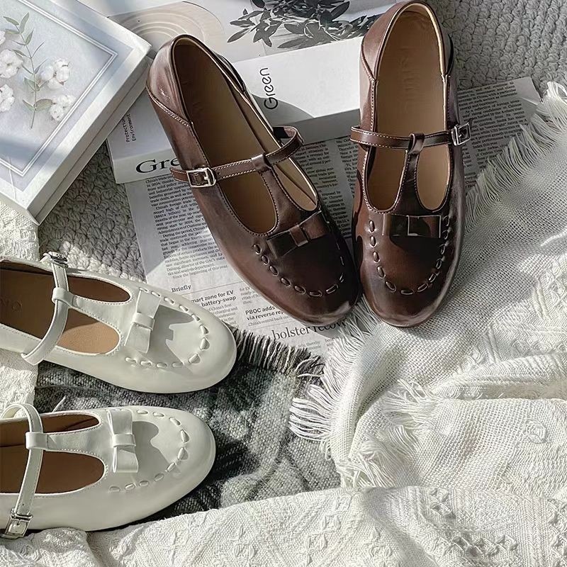 New French Roped Mary Jane Sho - đánh giá và giá Shoes For Women Flats