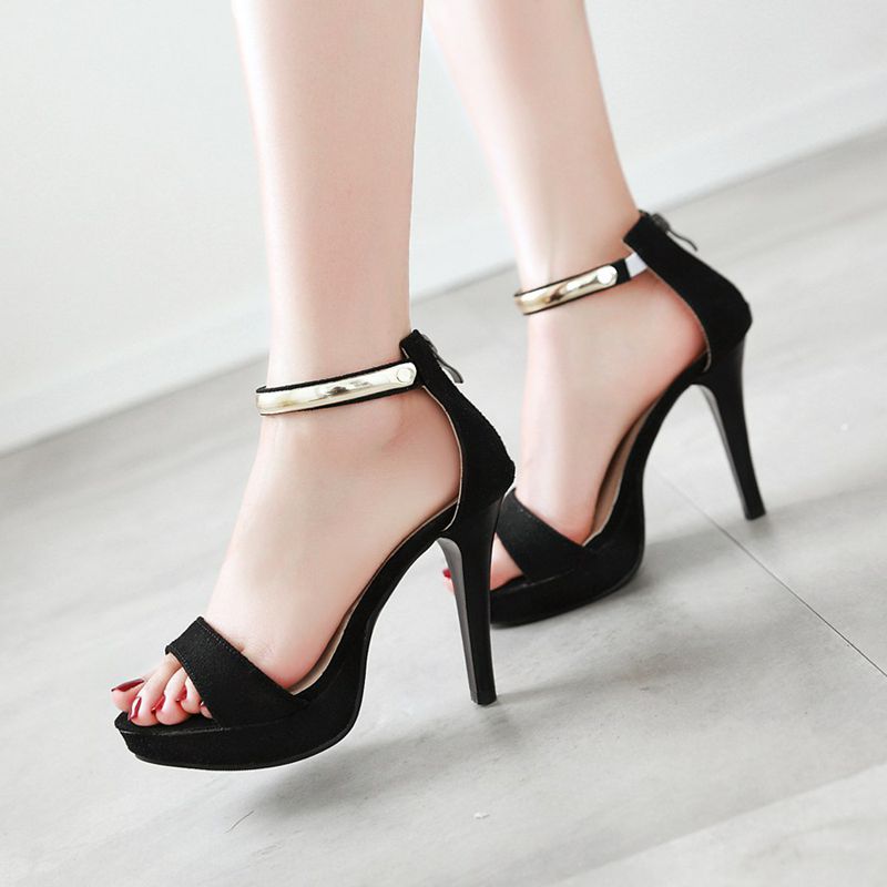 SIMLOVEYO Chic Womens Peep San - đánh giá và giá Wide Fit Heels