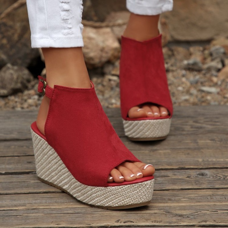 Women Sandals Summer Wedge Pla - đánh giá và giá Espadrille Wedge Shoes