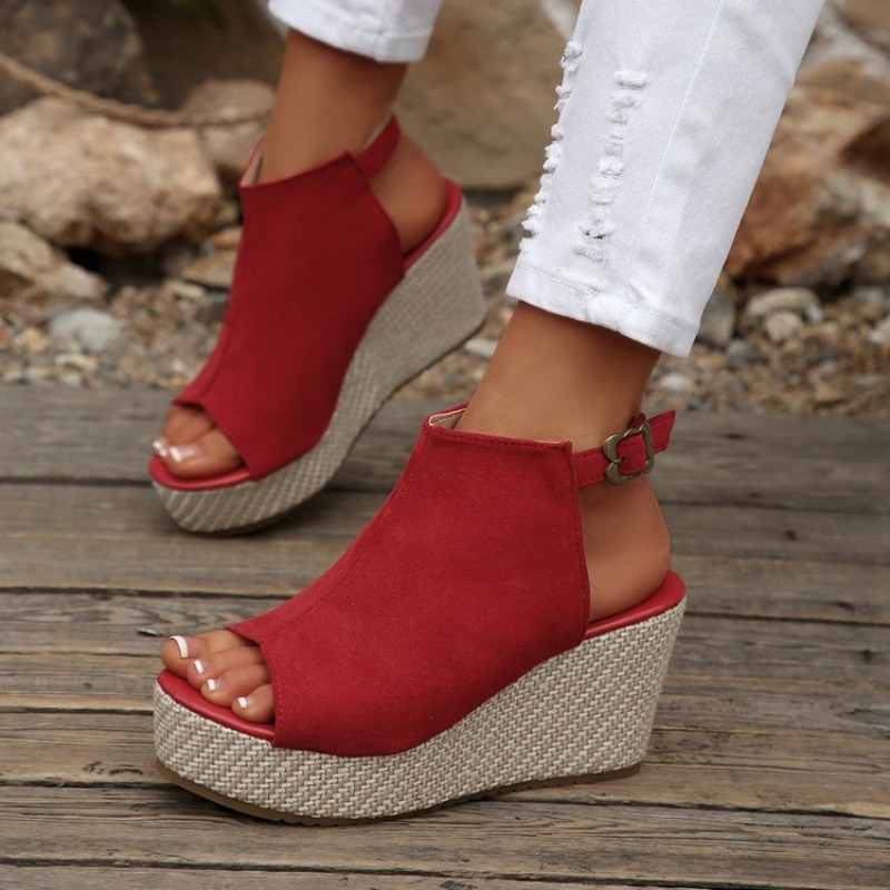 Women Sandals Summer Wedge Pla - đánh giá và giá Espadrille Wedge Shoes
