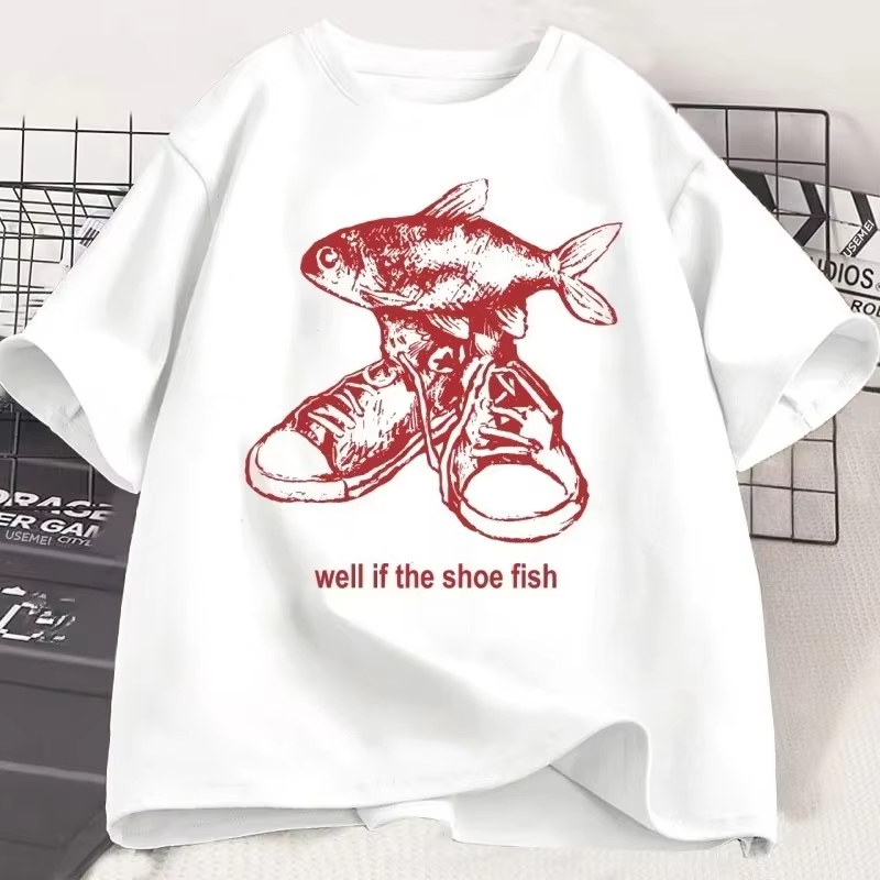 Shoe Fish Cursed T-Shirt Y2K T - đánh giá và giá Women'S Shoes In The 90S