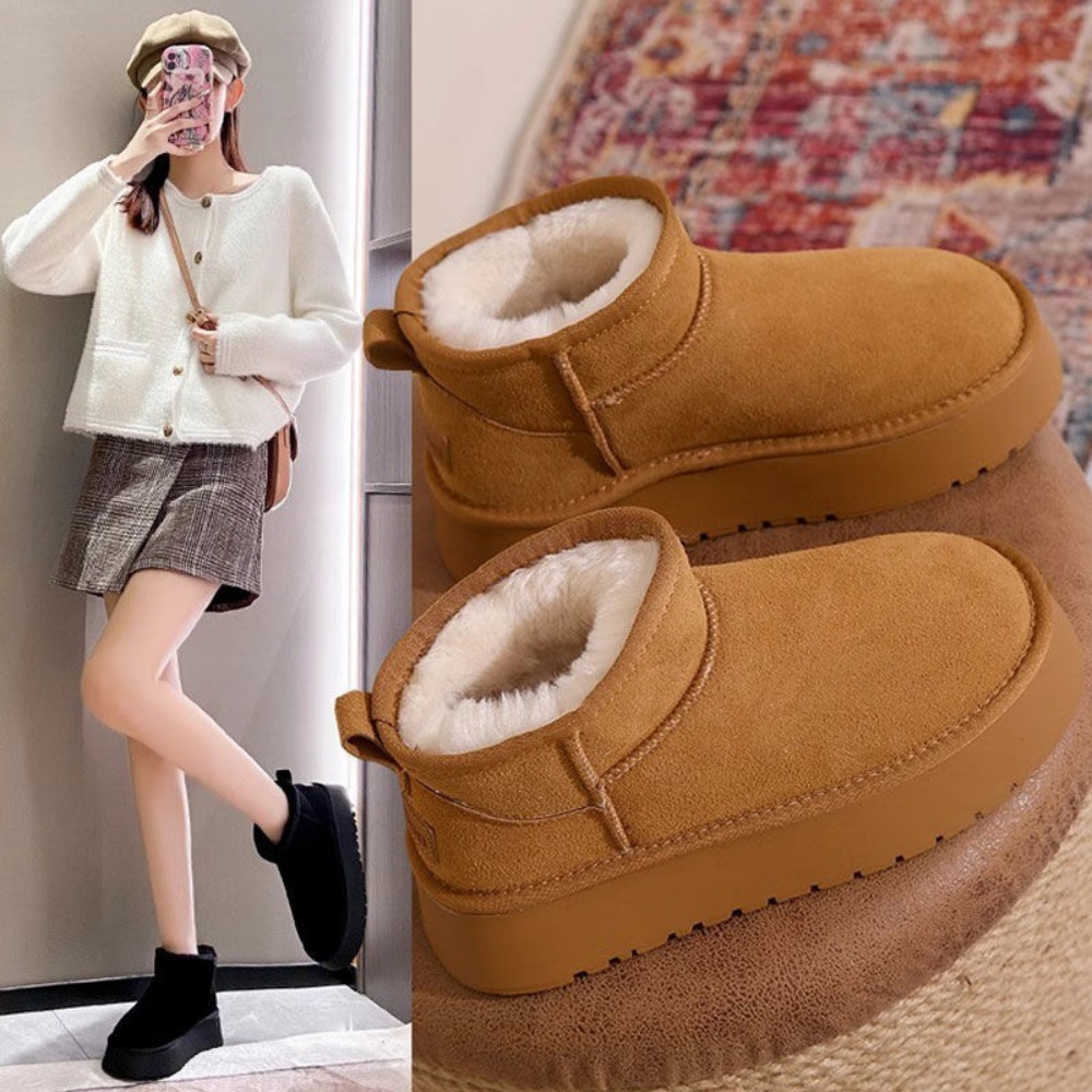 Women's Thick-Soled Snow Boots - đánh giá và giá Women Shoes Size Chart