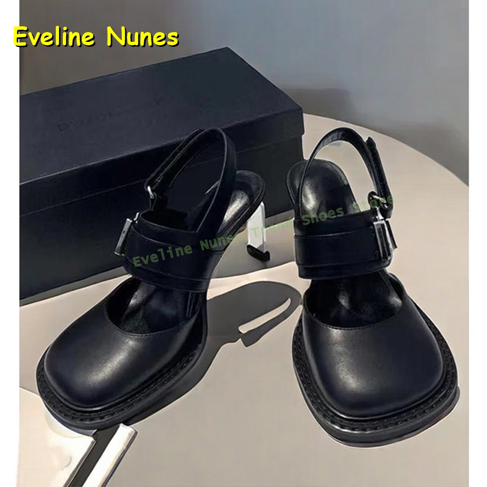 Women's Black Square Toe Buckl - đánh giá và giá Mule Slip On