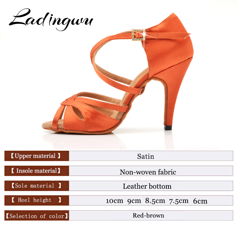 Ladingwu Women's Red-Brown Sat - đánh giá và giá Women'S Shoes Red Bottoms