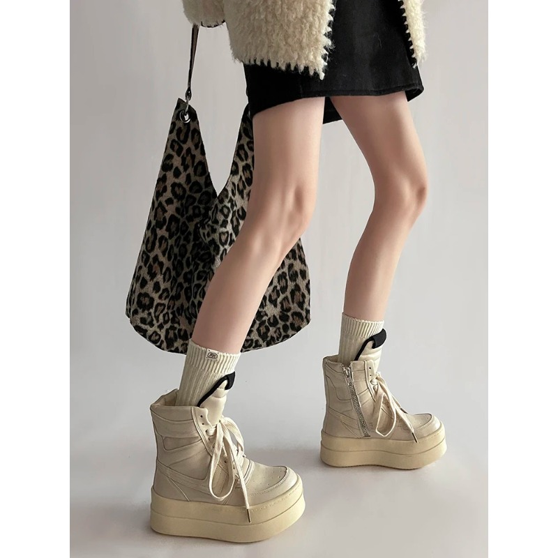 Thick Sole Ankle Boots Design  - đánh giá và giá Women Shoes Size Chart