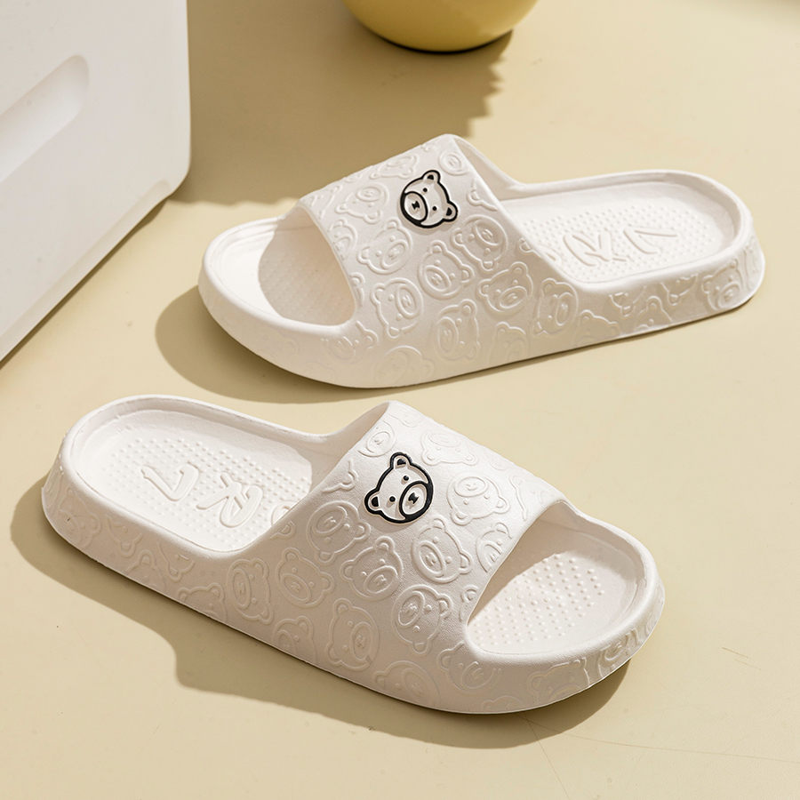 Printting Cute Bear Women Slip - đánh giá và giá Women Shoes Size To Men