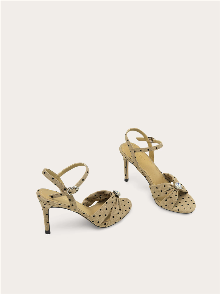 Summer new retro polka dot rhi - đánh giá và giá Women'S Shoes Size 12