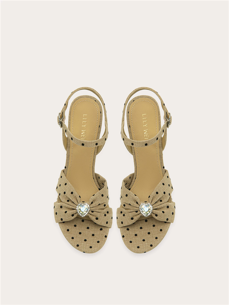 Summer new retro polka dot rhi - đánh giá và giá Women'S Shoes Size 12