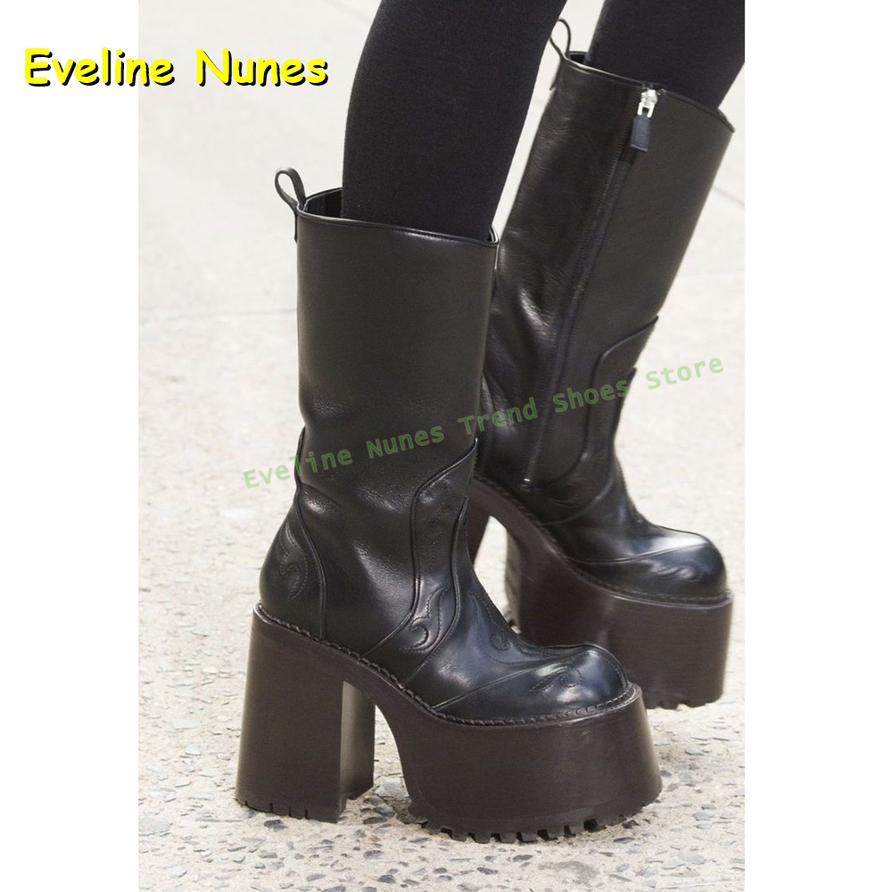 Embroidery Platform Knee High  - đánh giá và giá Women Shoes Size Chart