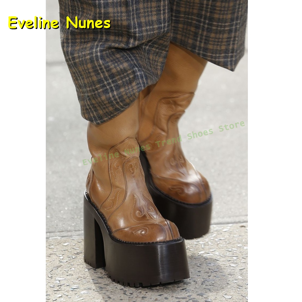 Embroidery Platform Knee High  - đánh giá và giá Women Shoes Size Chart