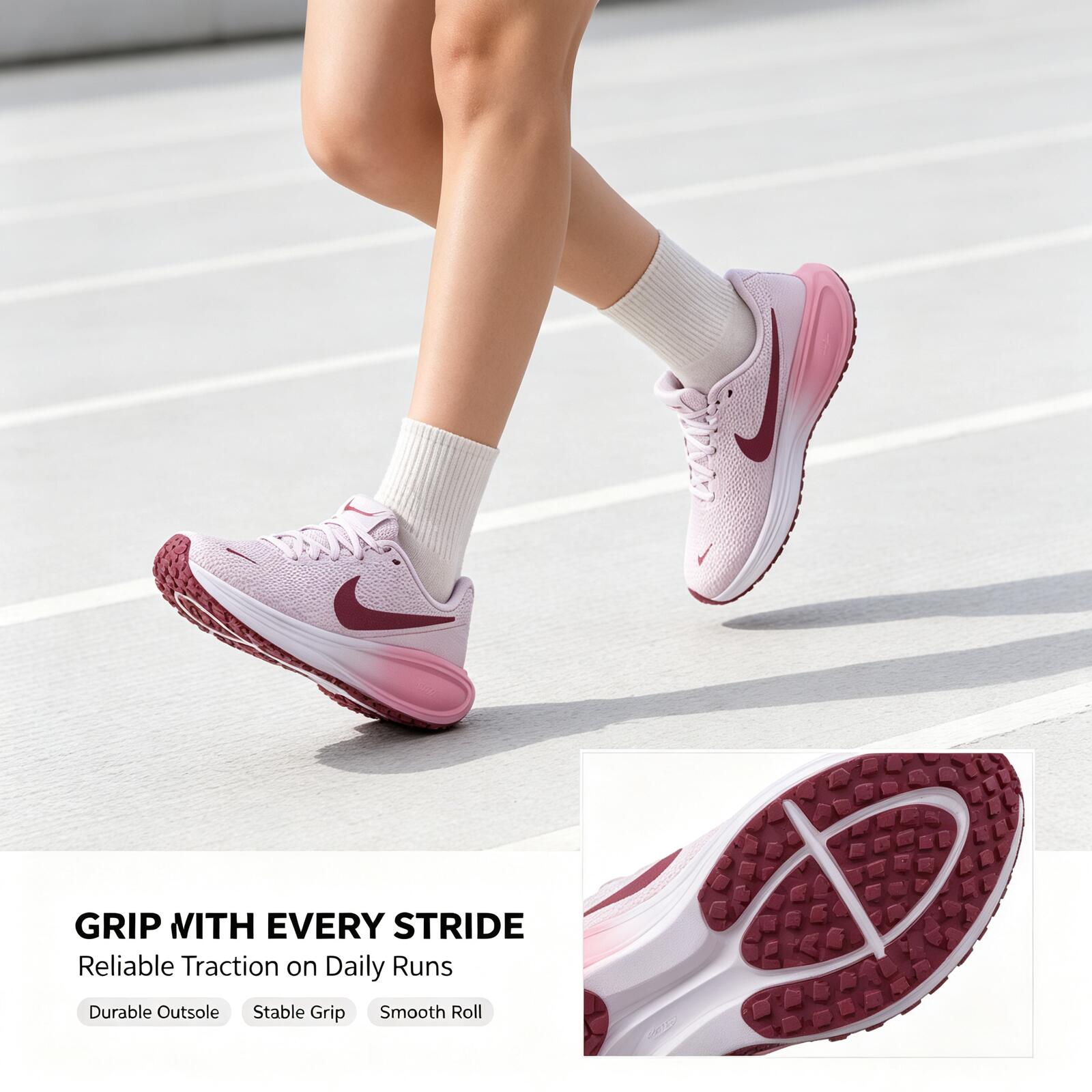 Nike Women Pink Running Shoes  - đánh giá và giá Women Shoes Zoom