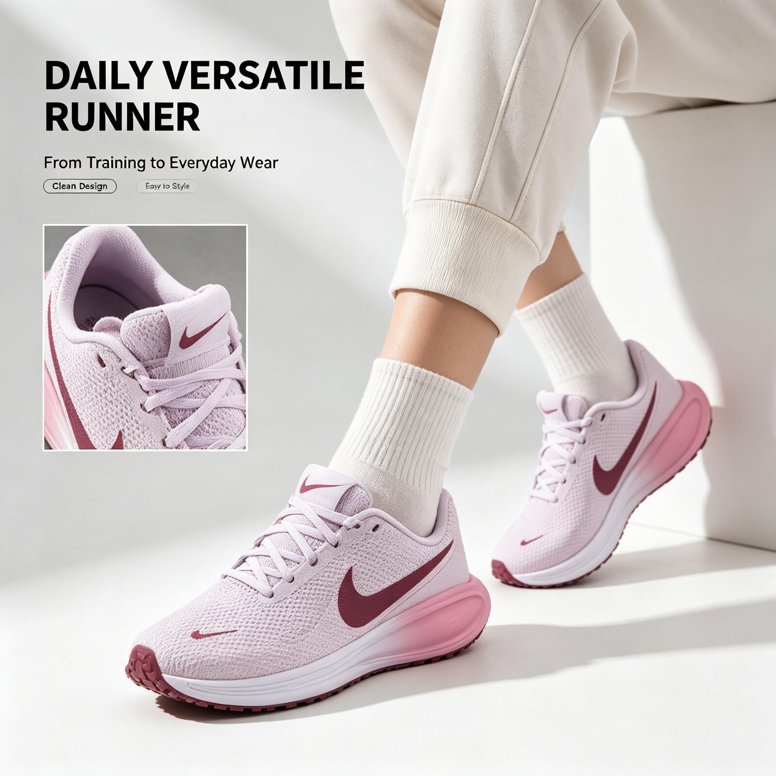 Nike Women Pink Running Shoes  - đánh giá và giá Women Shoes Zoom
