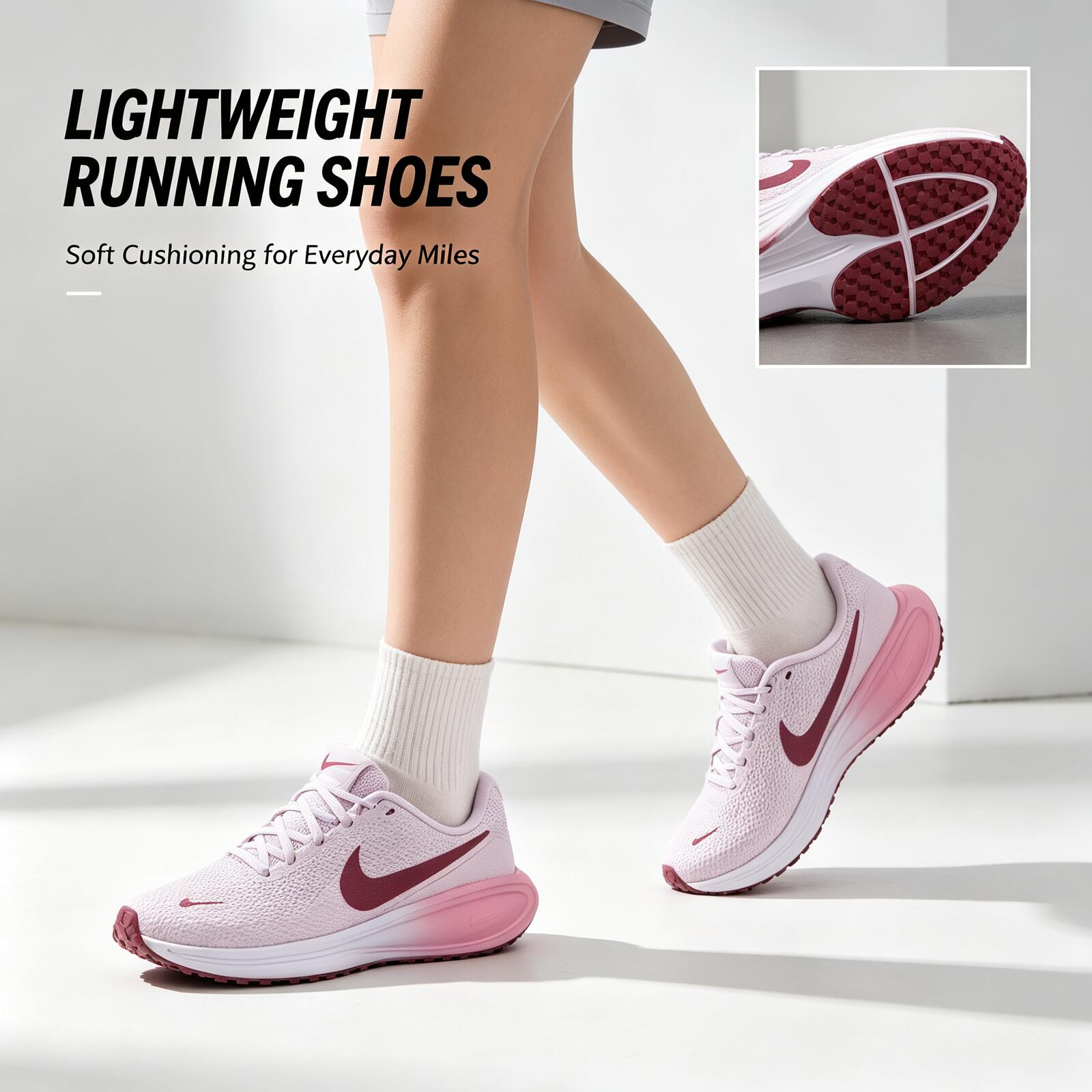 Nike Women Pink Running Shoes  - đánh giá và giá Women Shoes Zoom