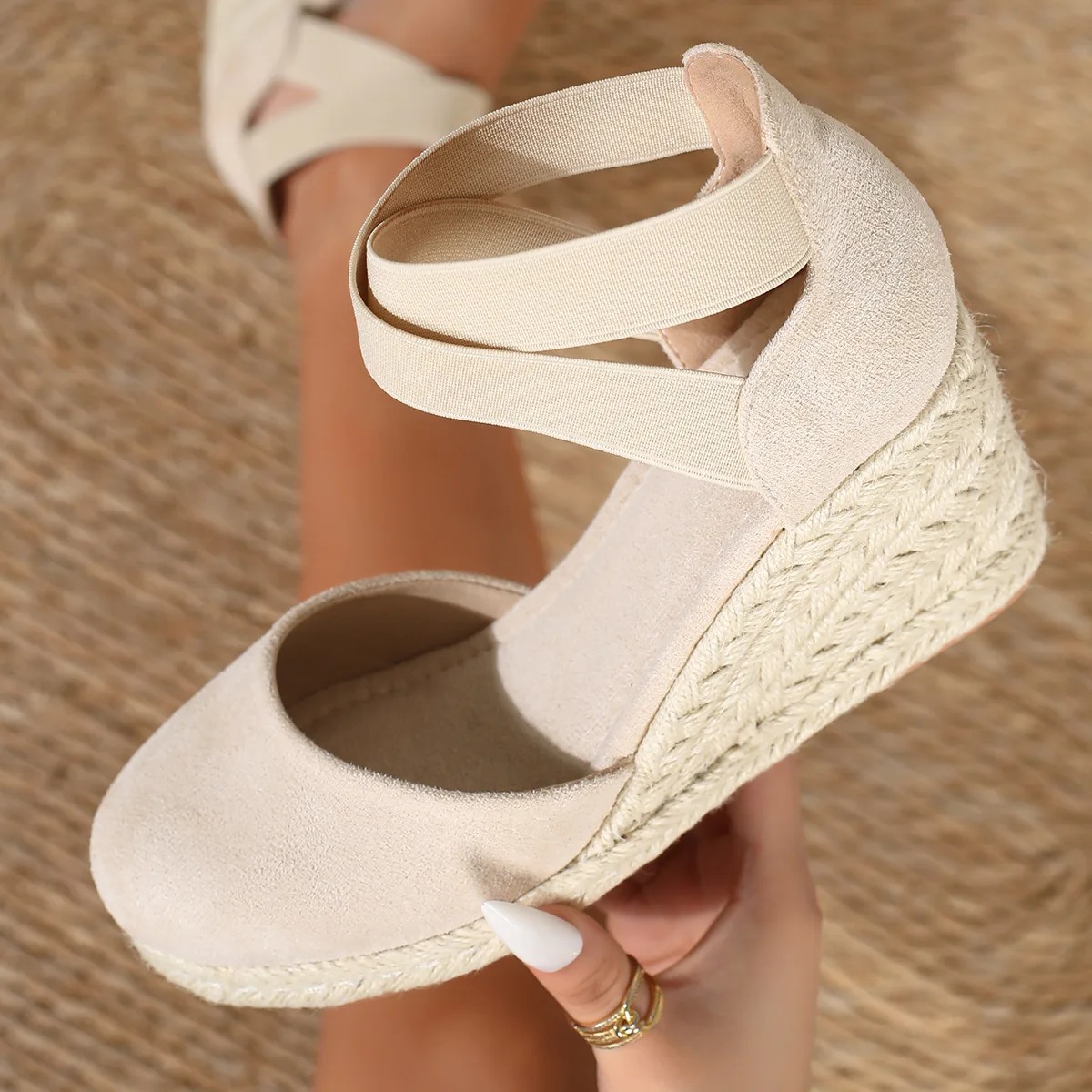 Cover Toe Women's Espadrille W - đánh giá và giá Espadrille Wedge Shoes