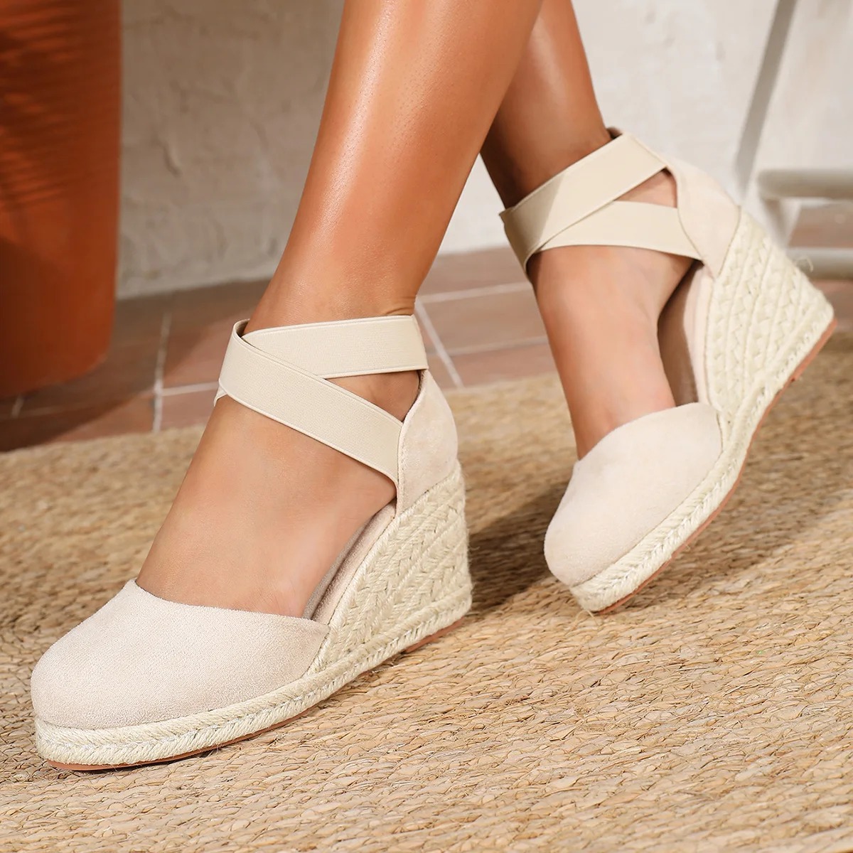 Cover Toe Women's Espadrille W - đánh giá và giá Espadrille Wedge Shoes