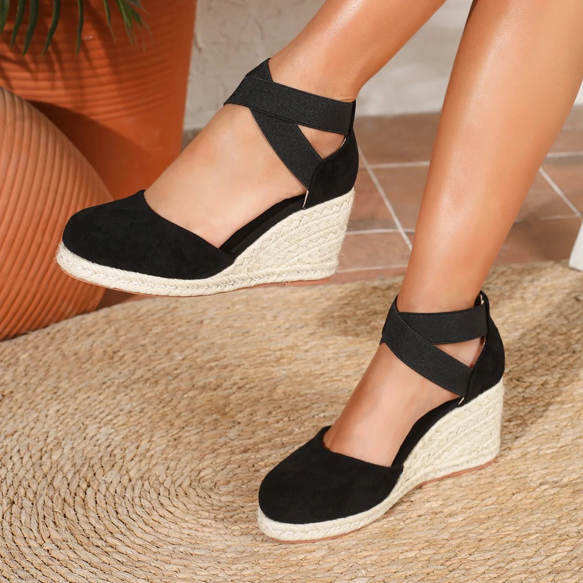 Cover Toe Women's Espadrille W - đánh giá và giá Espadrille Wedge Shoes