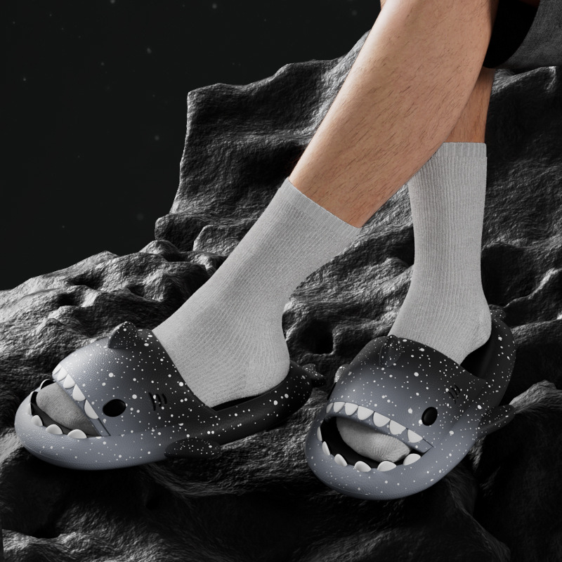 Cute Cartoon Shark Slippers Fo - đánh giá và giá Women Shoes Size To Men