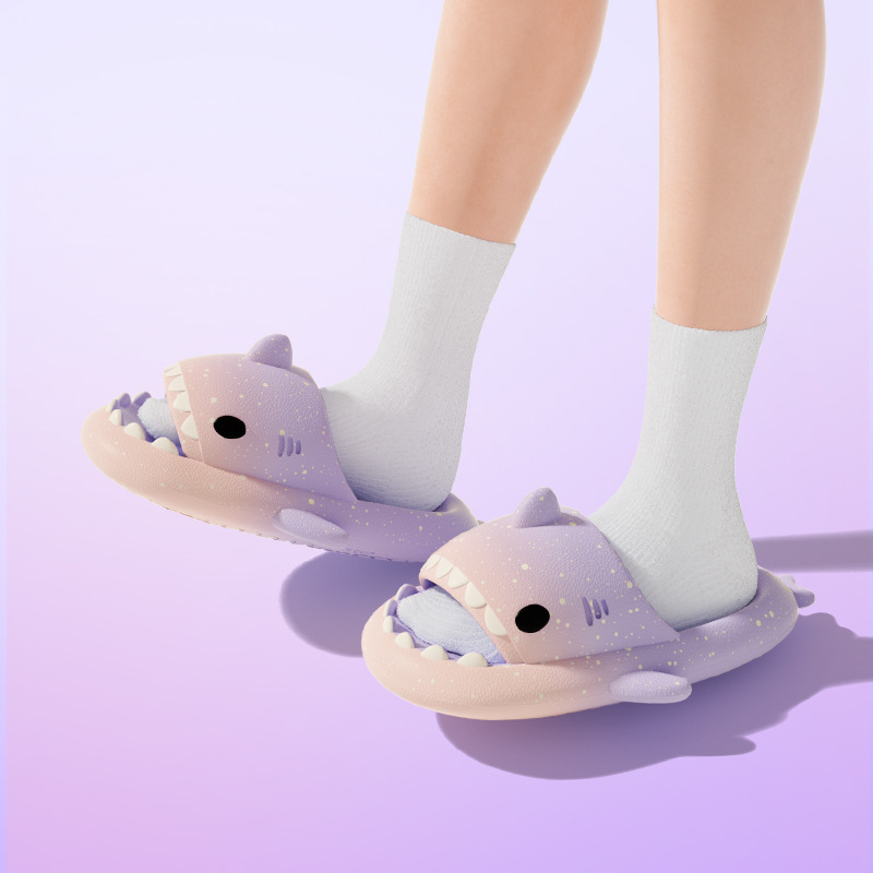 Cute Cartoon Shark Slippers Fo - đánh giá và giá Women Shoes Size To Men