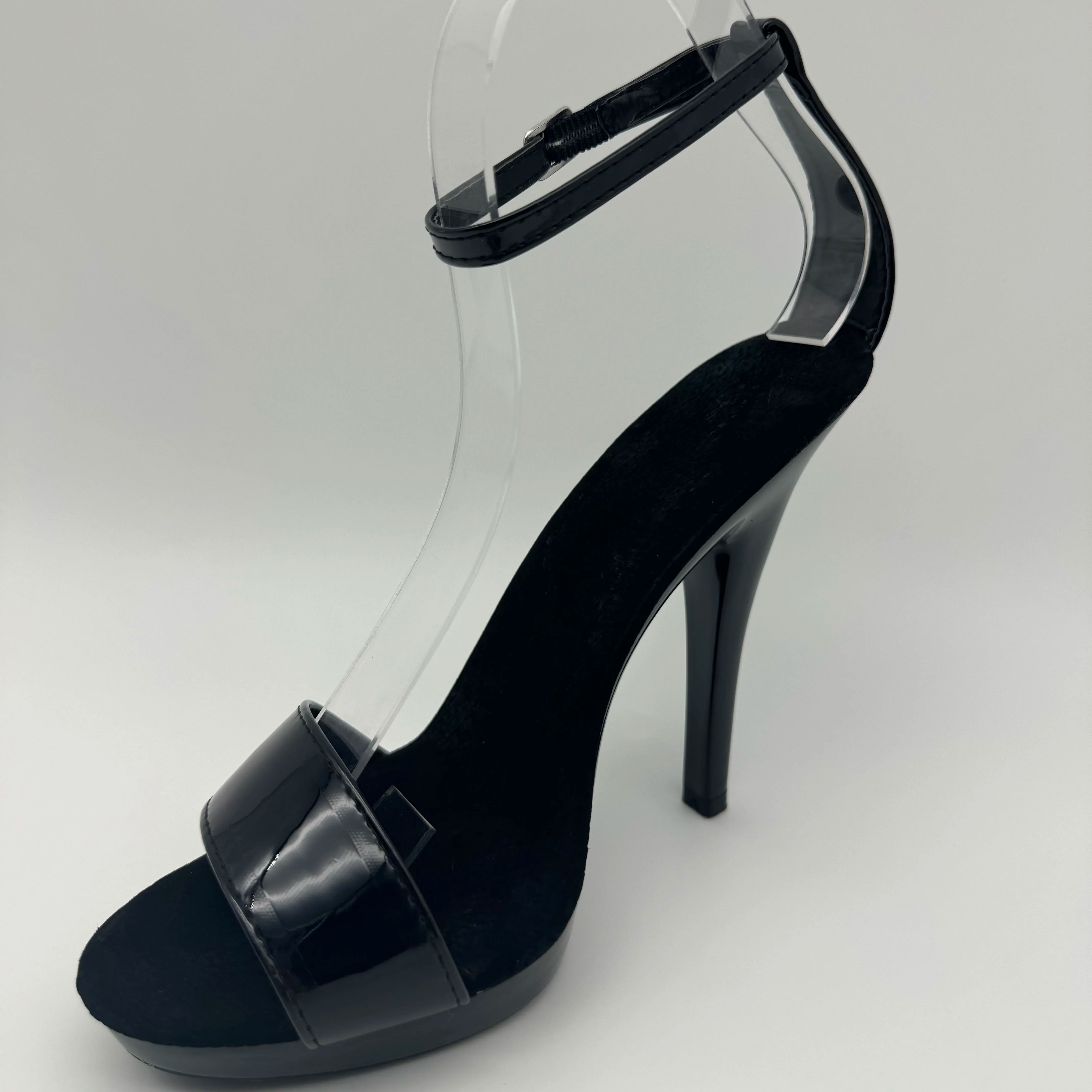 Black Patent Stilettos 13cm -  - đánh giá và giá Wide Fit Heels