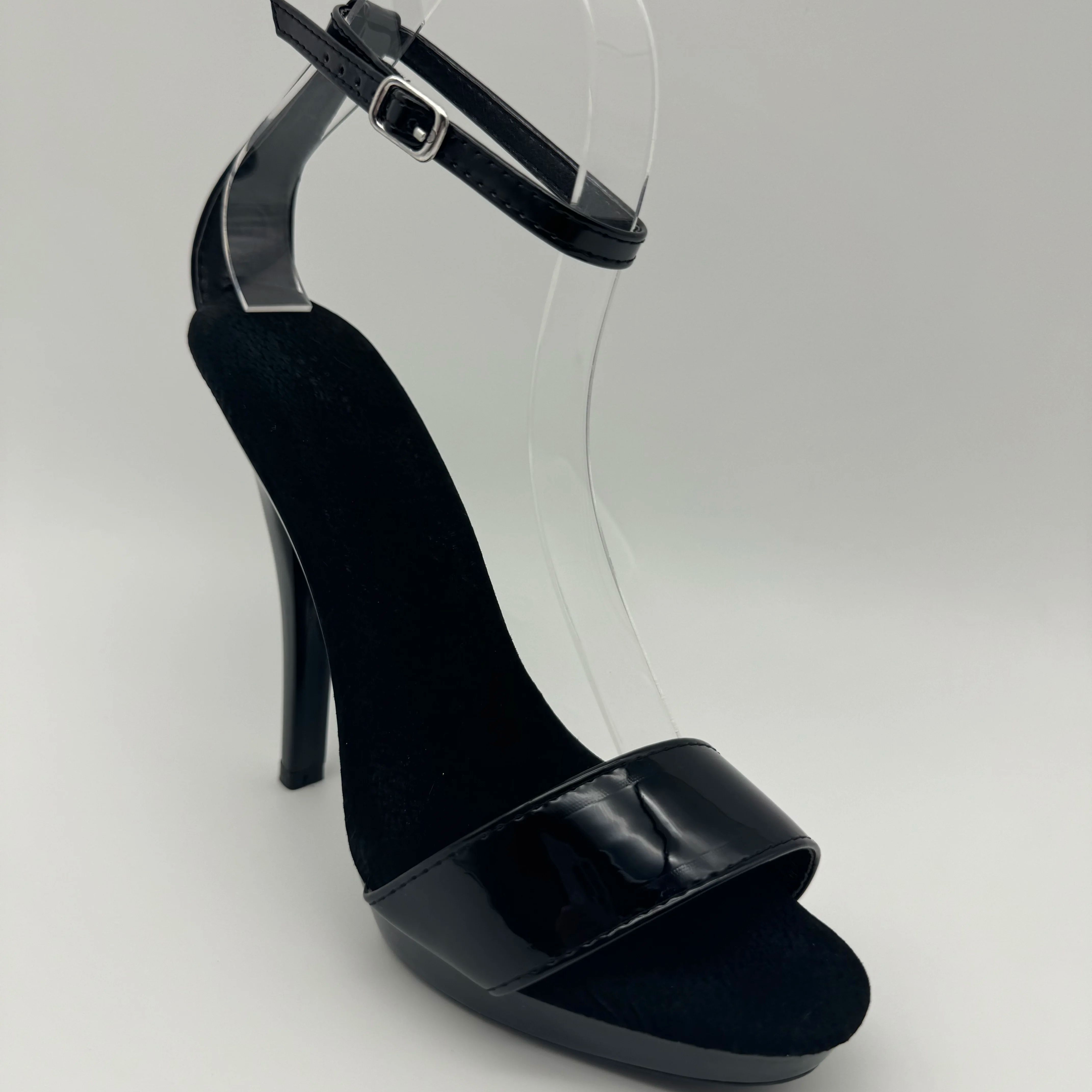 Black Patent Stilettos 13cm -  - đánh giá và giá Wide Fit Heels