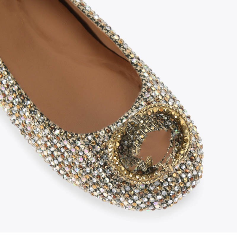 Luxury Full-diamond Shallow-cu - đánh giá và giá Ballet Flat Women