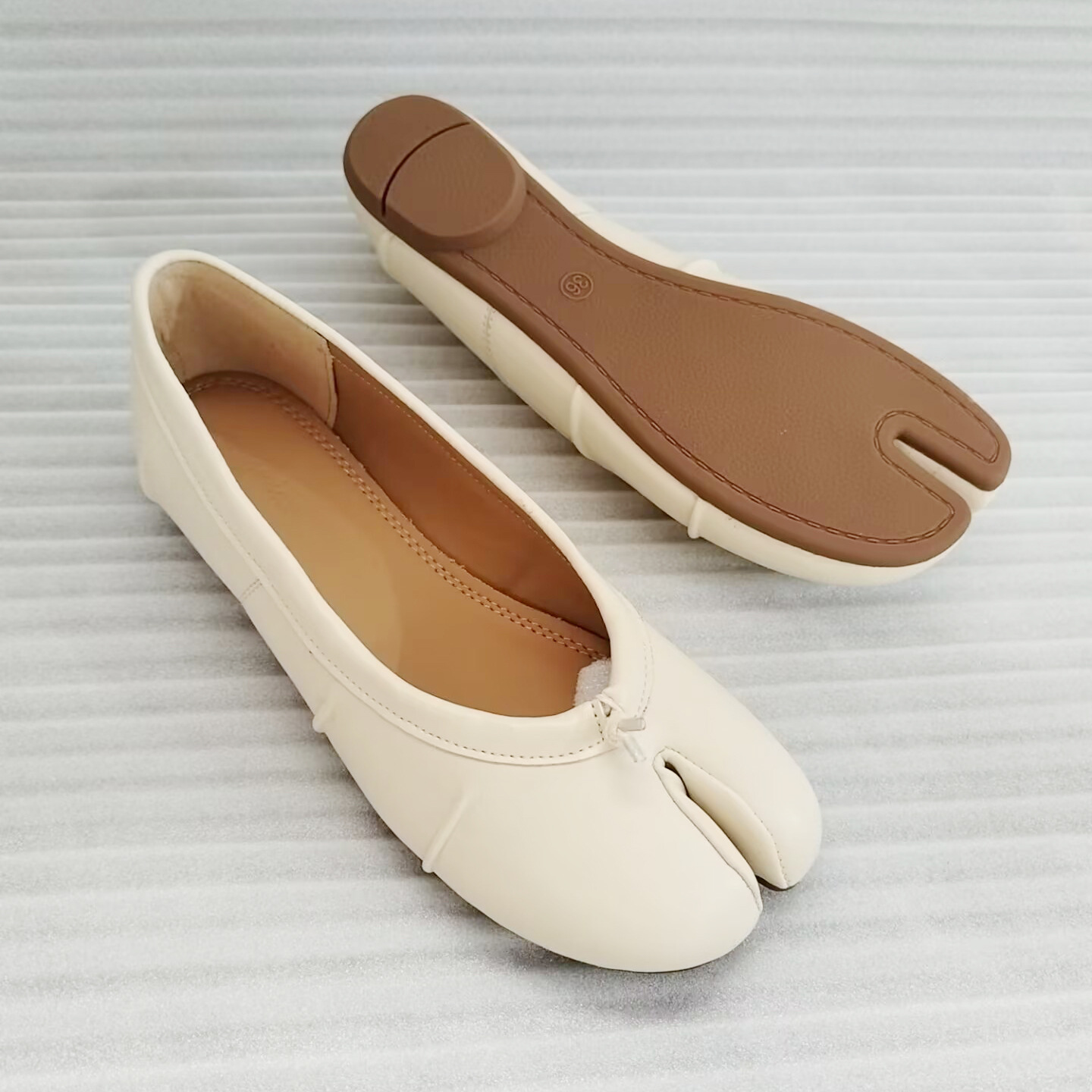 NEW Split Toe Flat Shoes Women - đánh giá và giá Ballet Flat Women