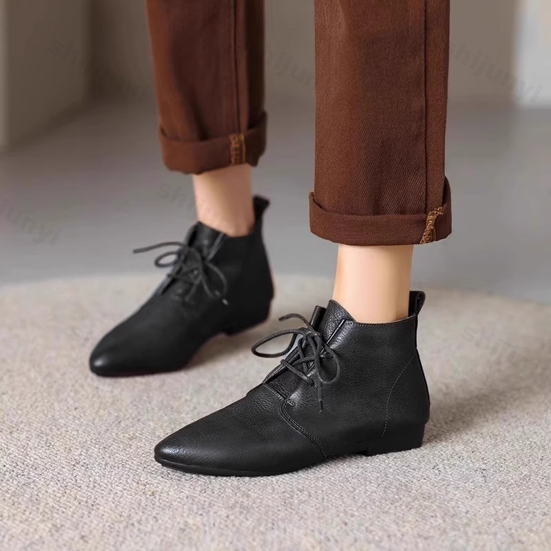 Women Short Boots 2025 Leather - đánh giá và giá Women'S Shoes Trending 2025