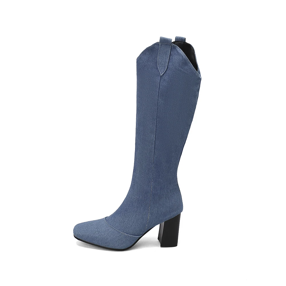 New Winter Black Blue Women Kn - đánh giá và giá Women'S Shoes Size 12