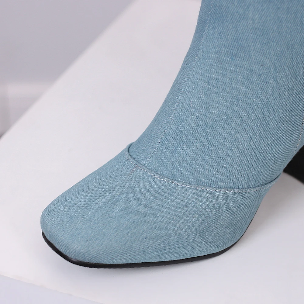 New Winter Black Blue Women Kn - đánh giá và giá Women'S Shoes Size 12