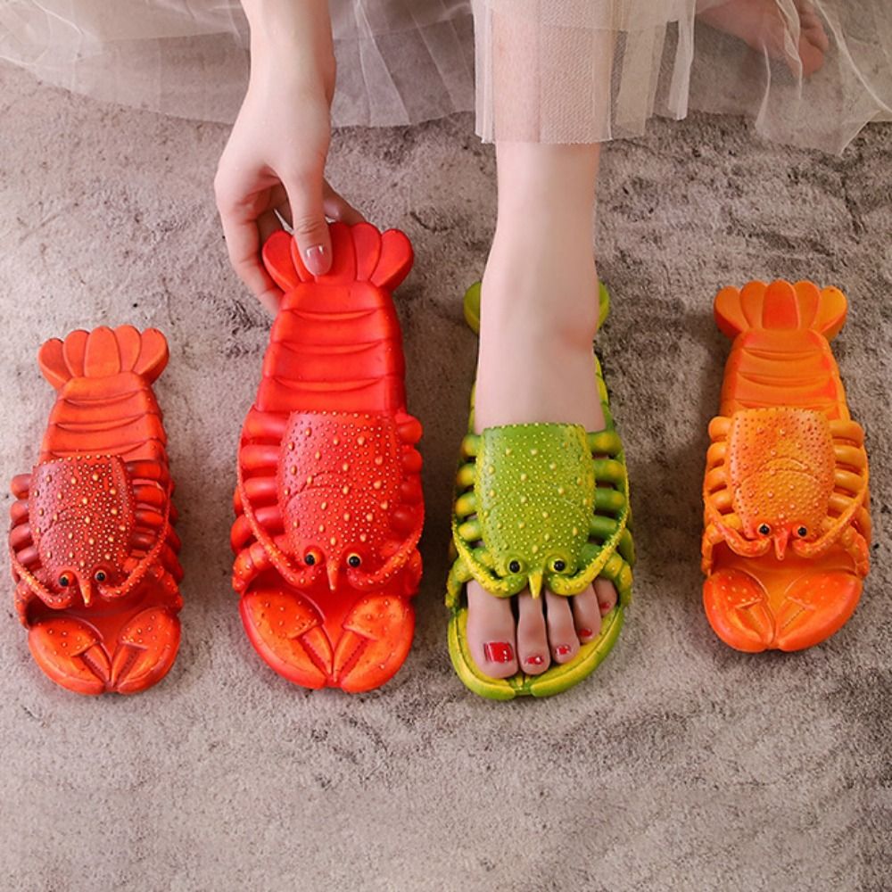Unique Cartoon Lobster Slipper - đánh giá và giá Mule Slip On