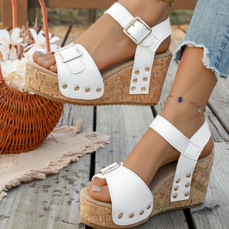 Womens Summer Wedge Sandals Pl - đánh giá và giá Cork Wedge Sandal