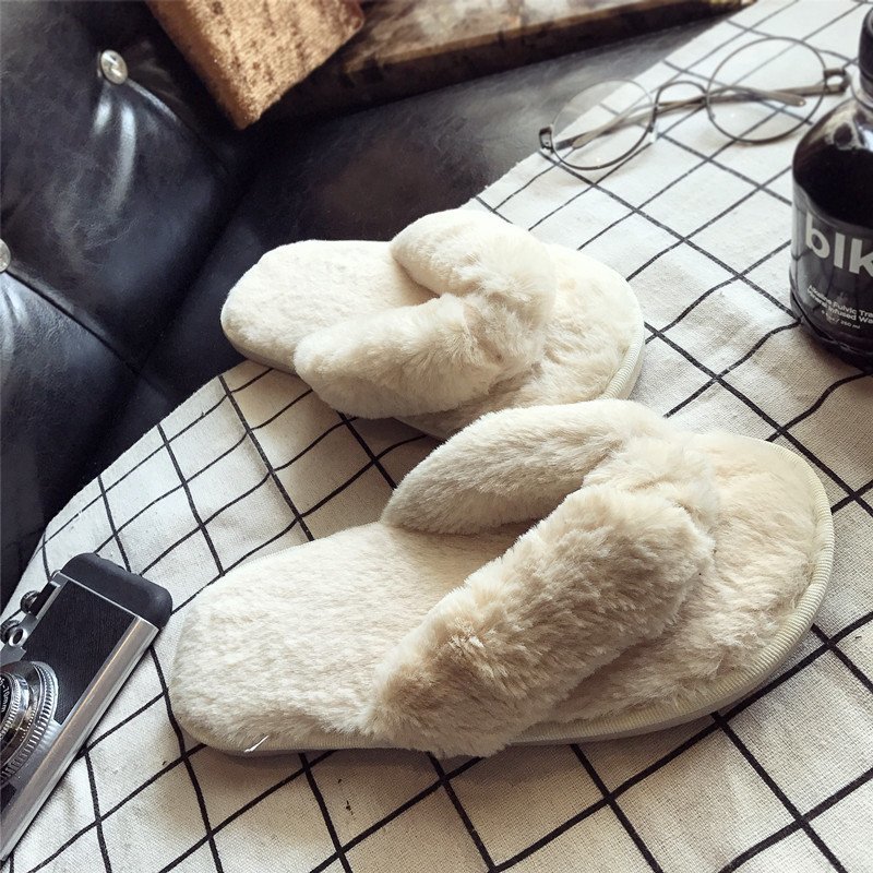 Cross Warm Fluffy Furry Slippe - đánh giá và giá Mule Slip On