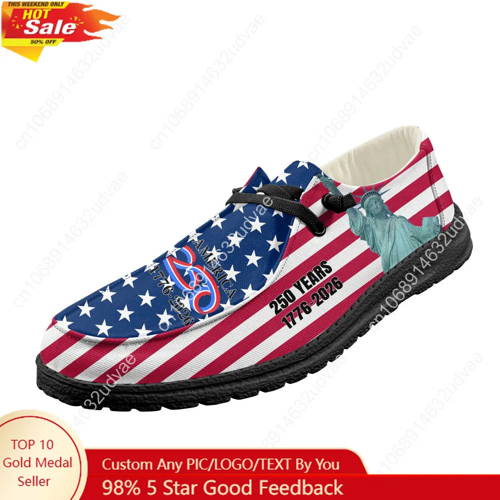 America 250th Anniversary 1776 - đánh giá và giá Women'S Shoes Loafers Black