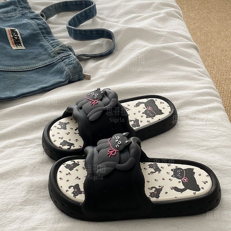 Printting Cute Bear Women Slip - đánh giá và giá Women Shoes Size To Men