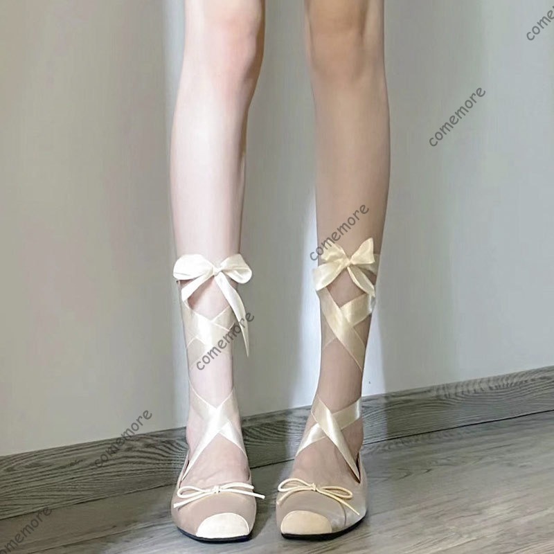 Women's Satin Ribbon Tie Balle - đánh giá và giá Shoes For Women Flats