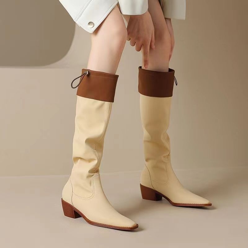 Apricot Square Toe Women's Lon - đánh giá và giá Women'S Shoes Trending 2025