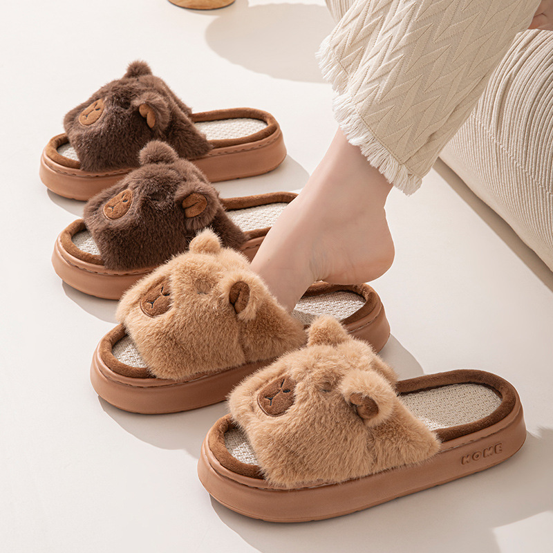 Hemp Cartoon Women's Slippers  - đánh giá và giá Women'S Shoes Popular