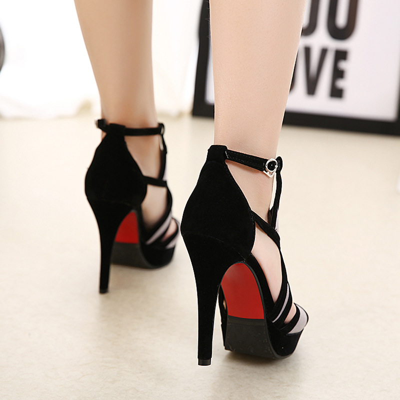 fashion European Station Sanda - đánh giá và giá Wide Fit Heels